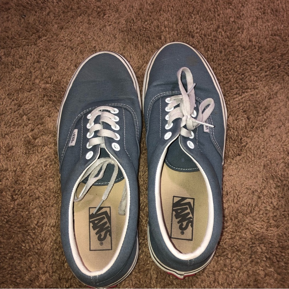 Vans authentic blue shoes